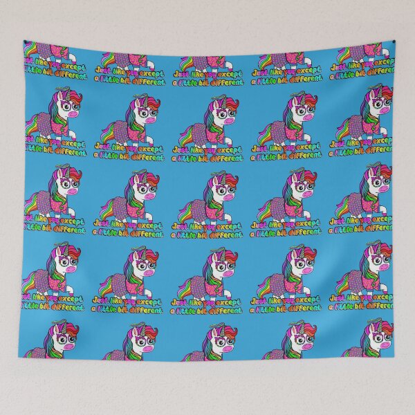 Item preview, Just like you but different unicorn 4 designed and sold by AuDHDesigns AUS .