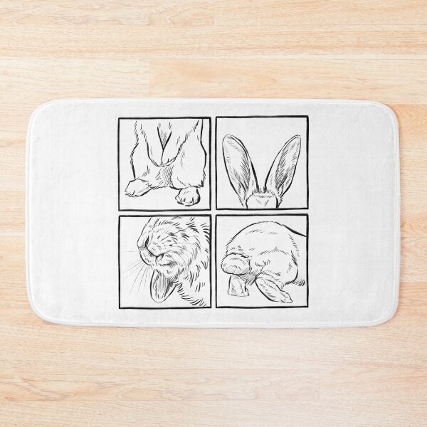 Item preview, Rabbit mosaic designed and sold by Firlefanzzz.