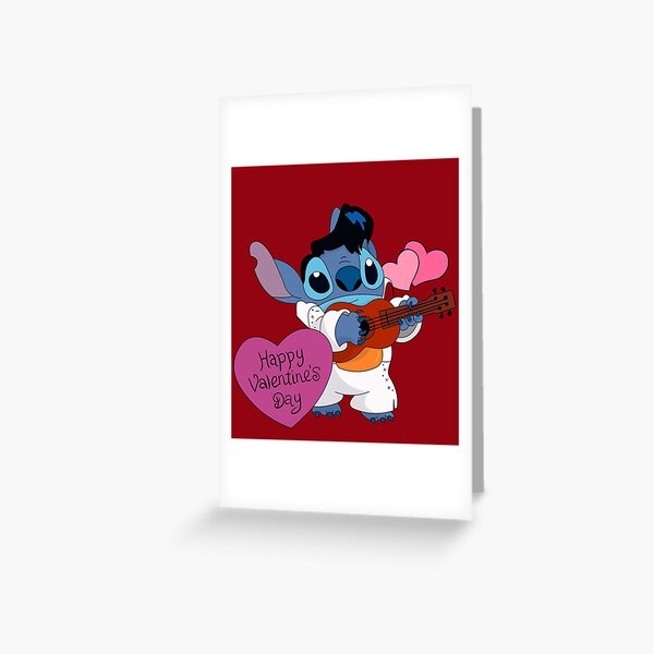Elvis Stitch Carte de vœux