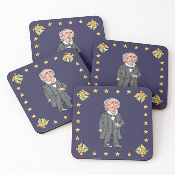 Item preview, President John Tyler designed and sold by MacKaycartoons.