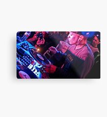 Turntablist Qbert in Houston TX Metal Print