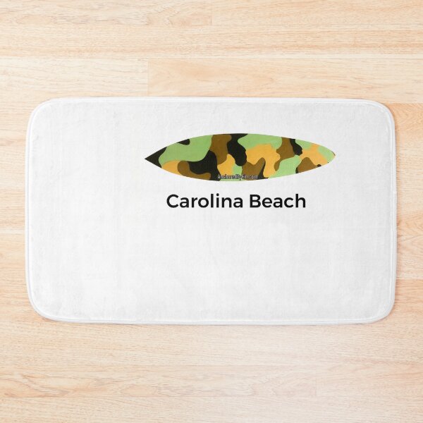 Item preview, Carolina Beach  NC Camo Surfboard designed and sold by barryknauff.