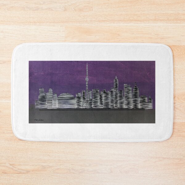 Item preview, Dark Cityscape By ArtGuru 9836 - Acrylic On Paper designed and sold by Art Guru.