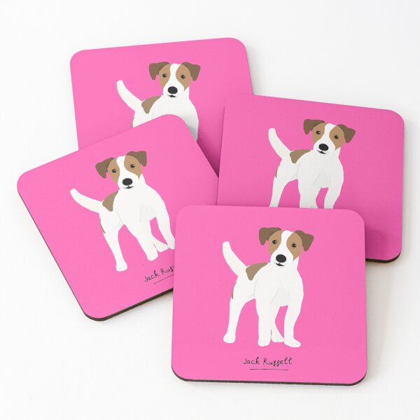 Item preview, Jack Russell Coasters designed and sold by Violet jj designs.