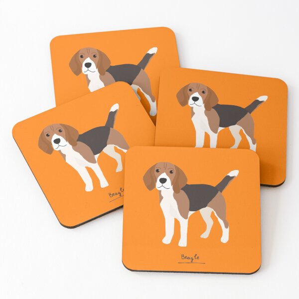 Item preview, Beagle Coasters designed and sold by Violet jj designs.