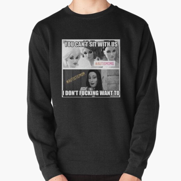 Autistic Moms vs Autism Moms Pullover Sweatshirt