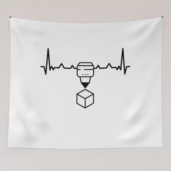 Item preview, 3D printer heart 3D printing hobby gift idea designed and sold by LeMuesch.