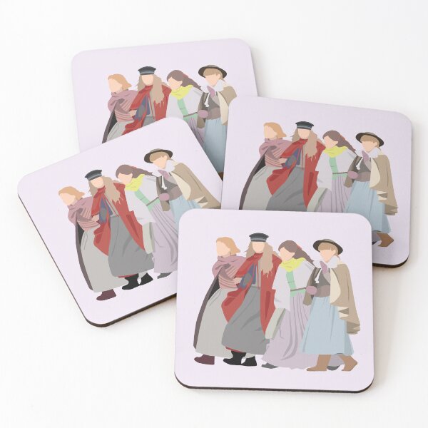 Item preview, Little Women Flat Illustration designed and sold by Eye on the Blueline.