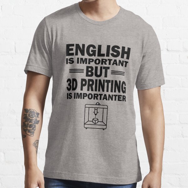 Item preview, 3D printer printing important saying hobby gift idea designed and sold by LeMuesch.