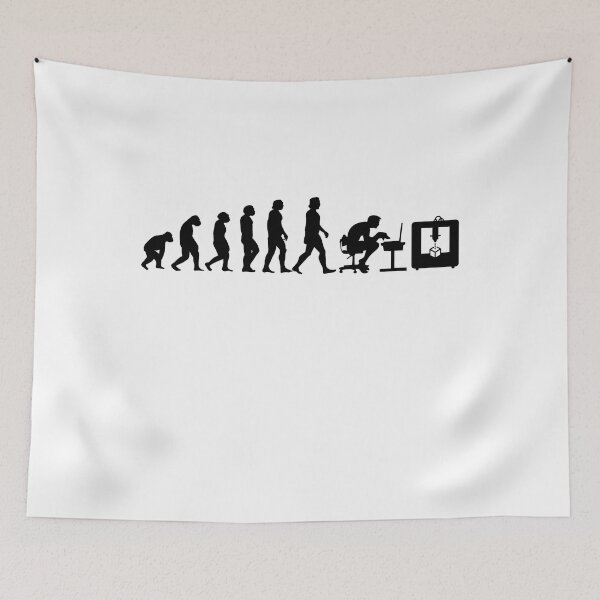 Item preview, 3D printer evolution print hobby gift idea designed and sold by LeMuesch.