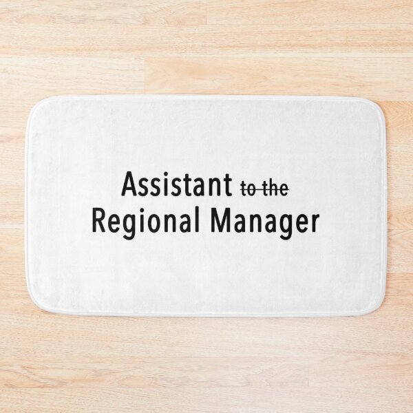 Item preview, Assistant to the Regional Manager designed and sold by quoteedesigns.