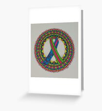 Mandala for Metastatic Breast Cancer Greeting Card