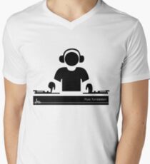 Turntablism Men's V-Neck T-Shirt