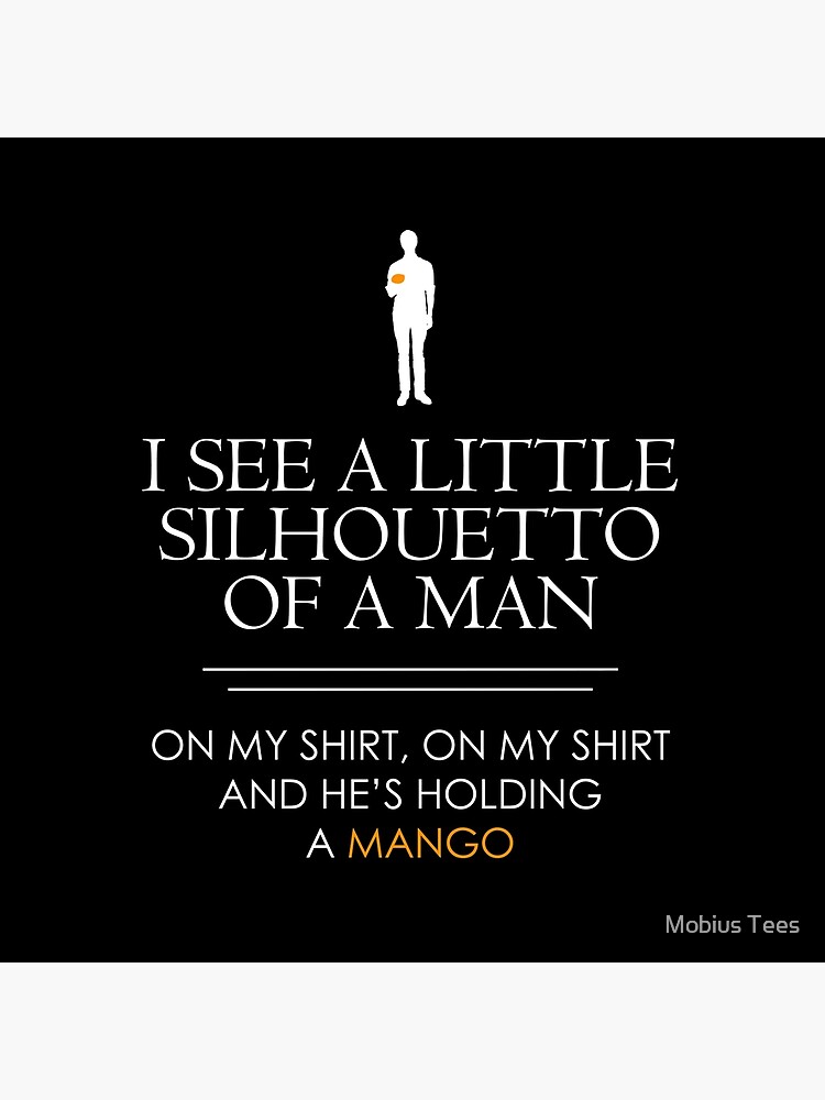 I See A Little Silhouetto Of A Man Tote Bag By Sregge Redbubble