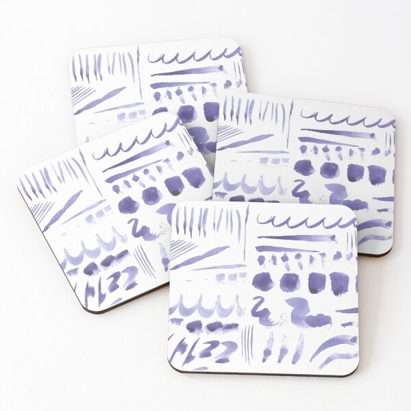 Item preview, Violet brush strokes designed and sold by tulvit.