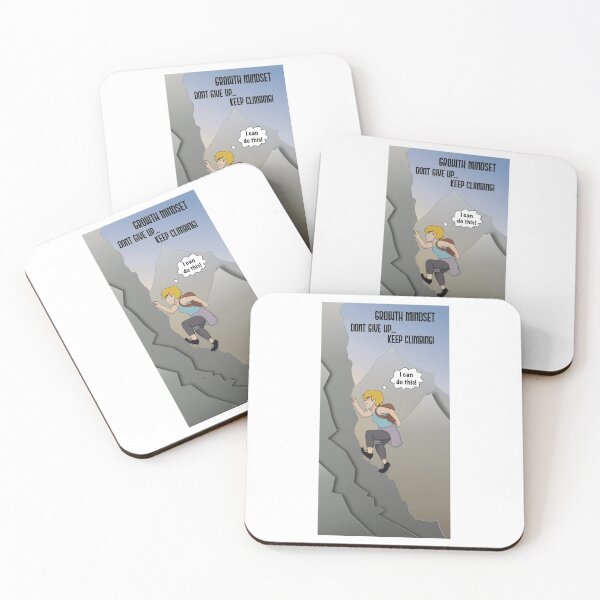 Item preview, Growth Mindset - Keep Climbing! designed and sold by TheCrazyFarmer.