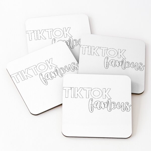 Item preview, tiktok famous sticker black white designed and sold by sheadrawstuff.