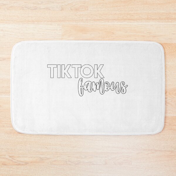 Item preview, tiktok famous sticker black white designed and sold by sheadrawstuff.