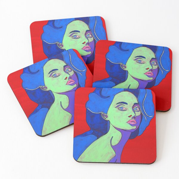Item preview, Nude Woman In Color By ArtGuru 9863 - Acrylic On Paper designed and sold by Art Guru.