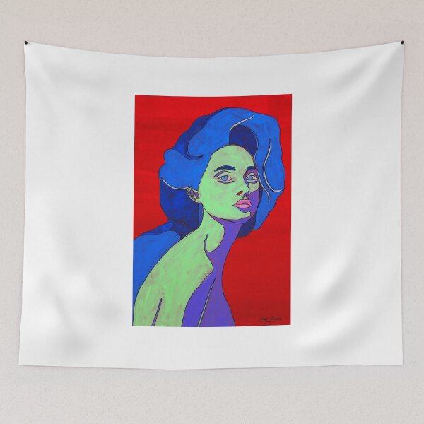 Item preview, Nude Woman In Color By ArtGuru 9863 - Acrylic On Paper designed and sold by Art Guru.