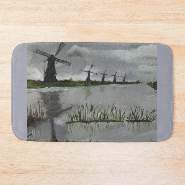 Item preview, Dutch Windmill Scenery, Holland Landscape designed and sold by DiensDesign.