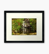 Tumbling water Framed Print