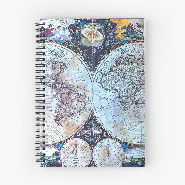 Item preview, vintage world map designed and sold by dreamtravel.