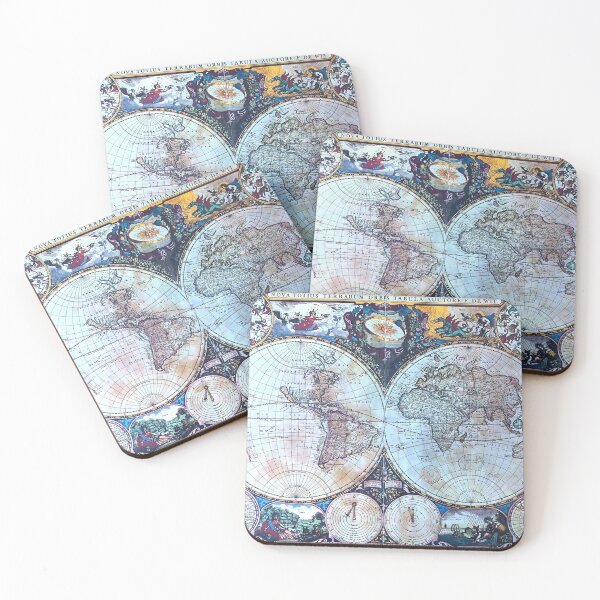 Item preview, vintage world map designed and sold by dreamtravel.