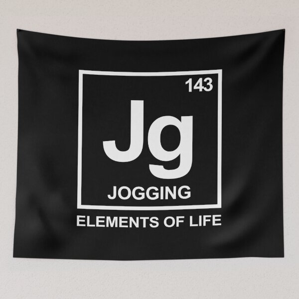 Item preview, Elements of life: 142 Jogging Periodic Table designed and sold by PhrasesTheThird.