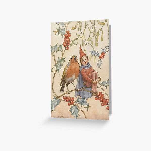 “A Christmas Duet” by Margaret Tarrant Greeting Card