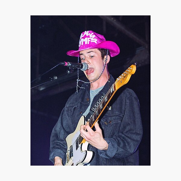 Dylan Minnette singing Photographic Print