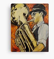 Music is oxygen Metal Print