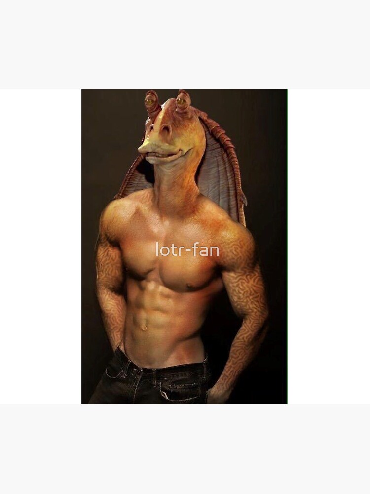 "BUFF Jar Jar Binks" Throw Blanket for Sale by lotrfan Redbubble
