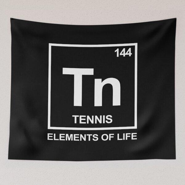 Item preview, Elements of life: 142 Tennis Periodic Table designed and sold by PhrasesTheThird.