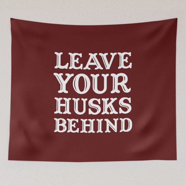Item preview, Leave your husks behind (White) designed and sold by Regan Crowley.
