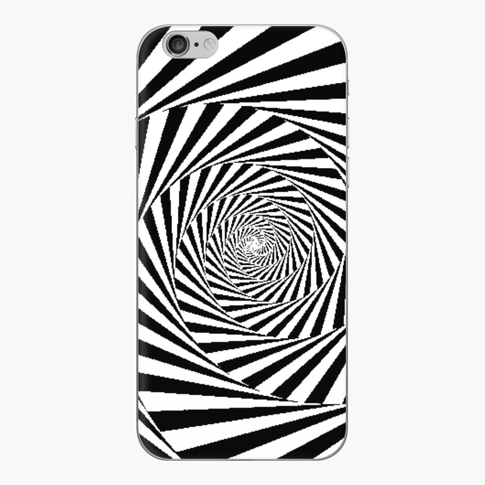 Optical Illusion Beige Swirl,  mwo,x1000,iphone_6_skin-pad,1000x1000,f8f8f8