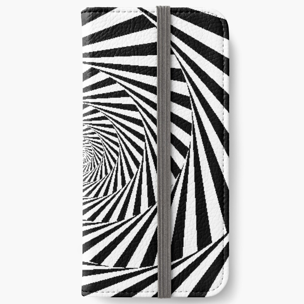 Optical Illusion Beige Swirl,  wallet,1000x,iphone_6s_wallet-pad,1000x1000,f8f8f8