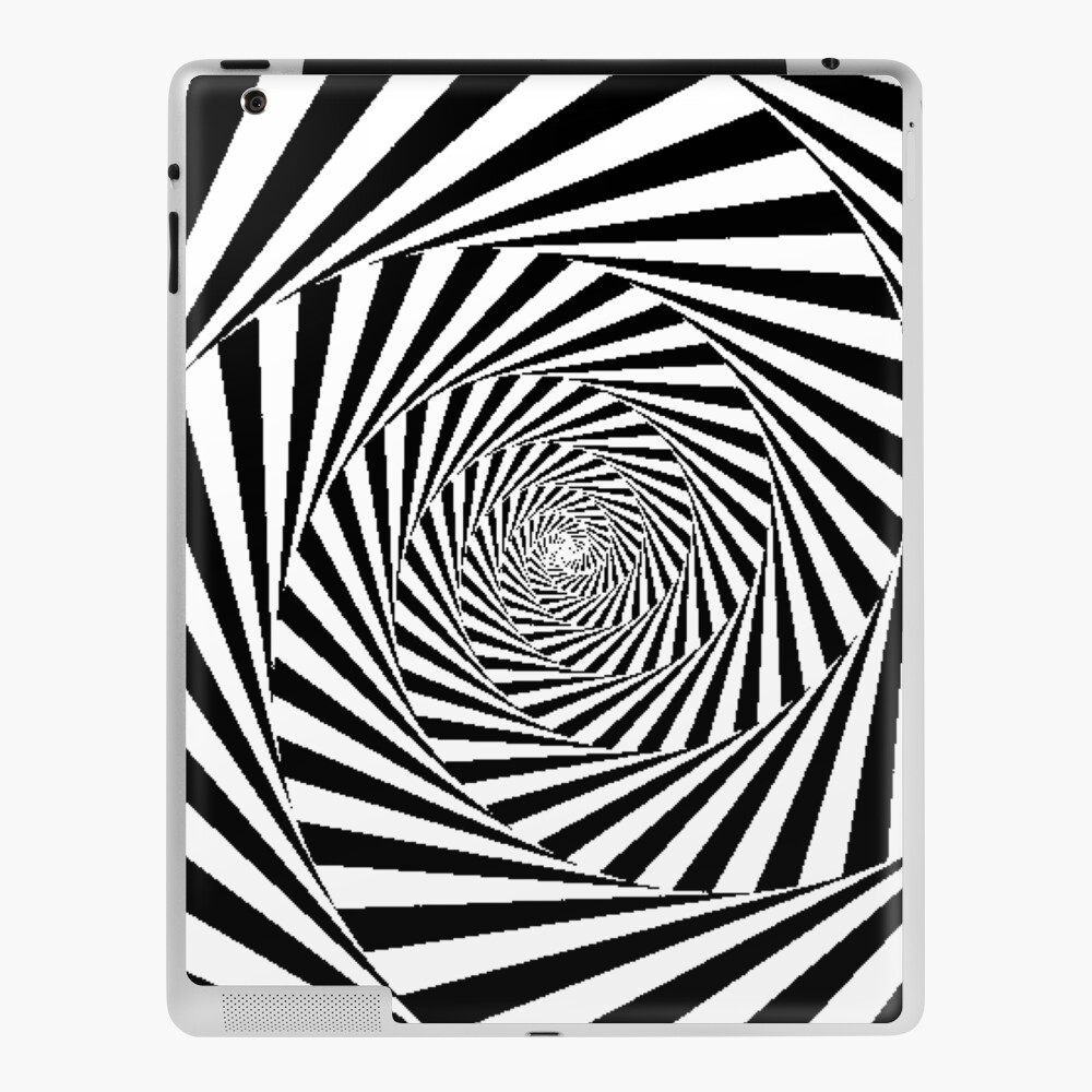 Optical Illusion Beige Swirl,  mwo,x1000,ipad_2_skin-pad,1000x1000,f8f8f8