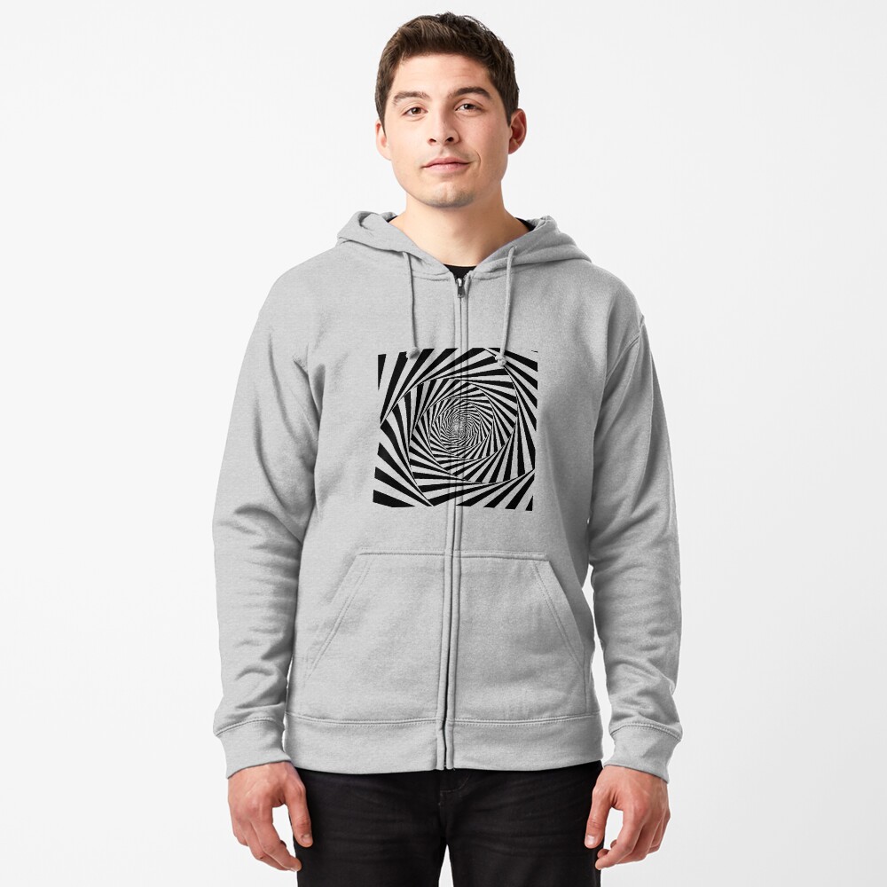 Optical Illusion Beige Swirl,  ssrco,mhoodiez,mens,heather_grey,front,square_three_quarter,1000x1000-bg,f8f8f8