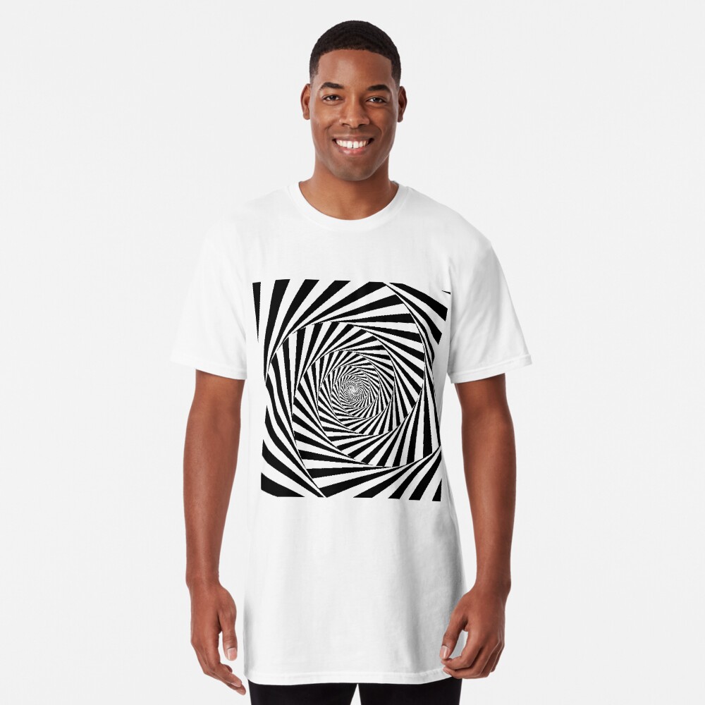 Optical Illusion Beige Swirl,  ssrco,long_t_shirt,mens,fafafa:ca443f4786,front,square_three_quarter,x1000-bg,f8f8f8