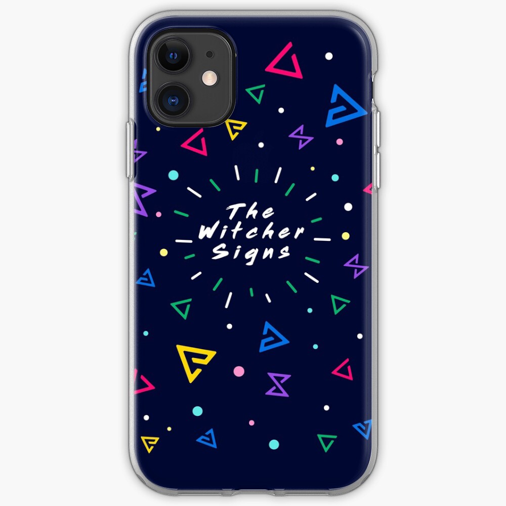The Witcher signs straight from the 90s iPhone Case & Cover