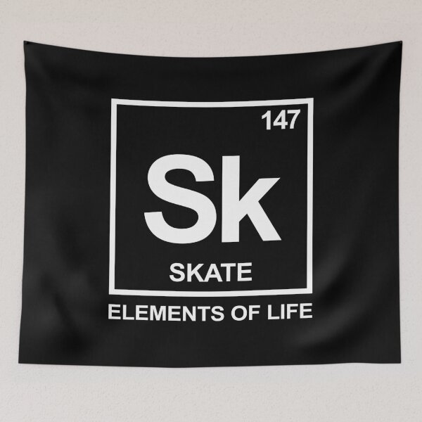 Item preview, Elements of life: 147 Skate Periodic Table of Skating designed and sold by PhrasesTheThird.
