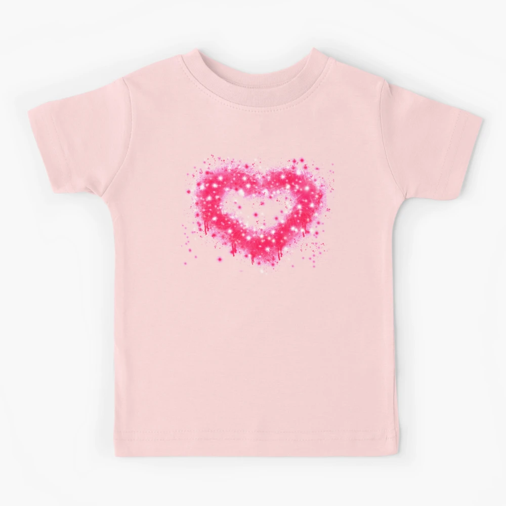 【SCENERITY】To Heart Spray Tee ra,kids_tee,x1250,FCD9D9: