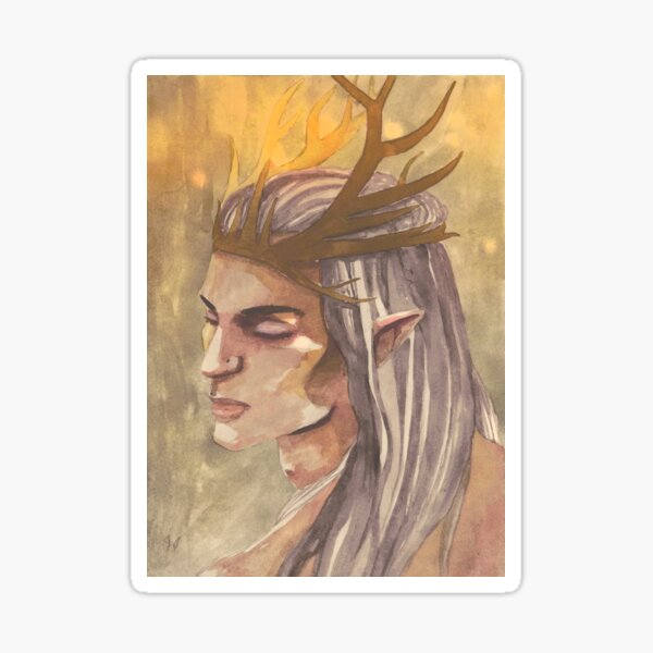 King of the Alders | Elk King Sticker