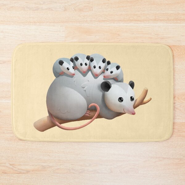 Item preview, Urban Wildlife - Opossum and Babies designed and sold by Lizustration.