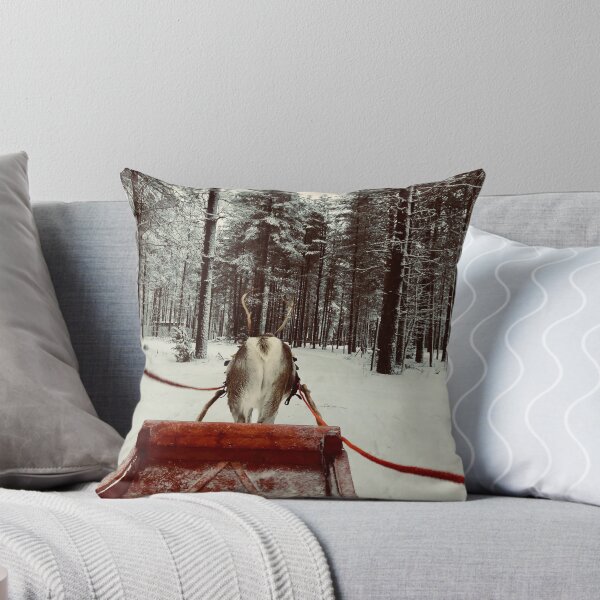 Item preview, Reindeers Sleigh Ride, Lapland designed and sold by Rebeccadalton.