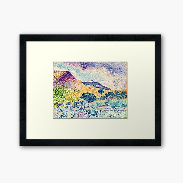 Aperçu de l'œuvre La Chaîne des Maures (1906-1907) - Henri-Edmond Cross créée et vendue par SALON DES ARTS.