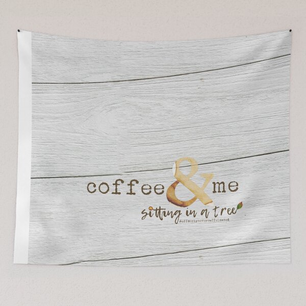 Item preview, Off-Script & Over Caffeinated: Coffee & Me Sitting In a Tree= Romance designed and sold by barefacedgirl.