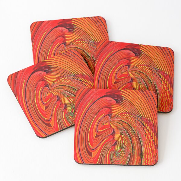Item preview, Static Marble Red Swirl designed and sold by NolaJere.