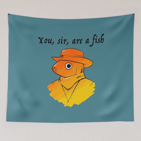 Item preview, You're a fish, boah! designed and sold by ChuArts.